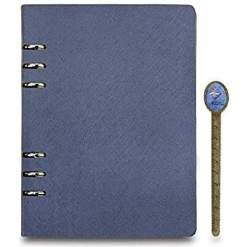Abbildung von A5 nachfüllbar Notizbuch Clipbook Tagebuch PU Leder Business Notizblöcke Notebook mit Lesezeichen
