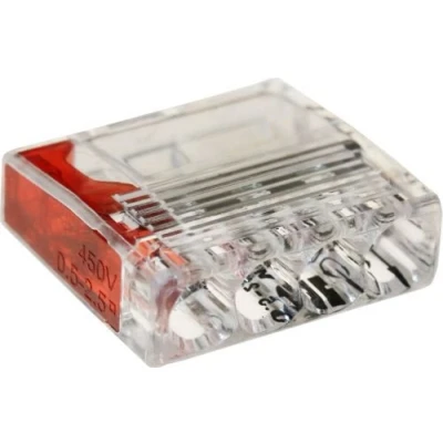 Abbildung von ViD® 2073 204 Verbindungsklemmen/Steckklemmen rot 0,5 2,5 mm² 100 Stück