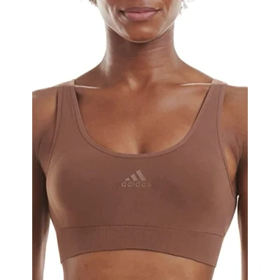 Abbildung von adidas Sportswear Scoop Lounge Bustier, Damen, Größe: Large, Toasted mocha