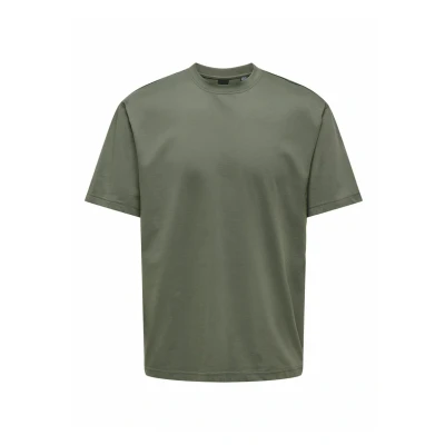 Abbildung von Only &amp; Sons Onsfred RLX SS NOOS Tshirt basic, Herren, Größe: Medium, Castor gray