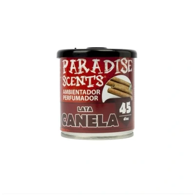 Abbildung von Paradise Scents Parfümierter Gel Lufterfrischer in 100g Dose. Duftet nach Zimt. Angenehmer und lang anhaltender Duft. Perfekt für Auto, Haus oder Büro.