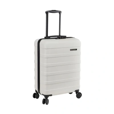 Abbildung von Cabin Max Handgepäck Koffer 55x35x25 Leicht, Hartschale, Trolley mit 4 Rädern, 3 stelliges Schloss (weiß, Air France, KLM)