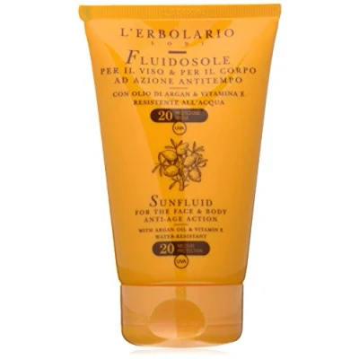 Abbildung von L&#039;Erbolario Sonnenfluid Anti Age für Gesicht und Körper LSF20, 1er Pack (1x125 ml)