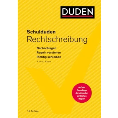 Abbildung von Schulduden Rechtschreibung (gebunden): Nachschlagen Regeln verstehen Richtig schreiben