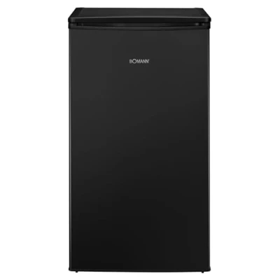Abbildung von Bomann® Gefrierschrank klein 4 Sterne Gefrierfach Tiefkühlschrank 3 Fächer leise ≤ 18C Türanschlag wechselbar 60L Mini Freezer kleiner GS 7256 schwarz