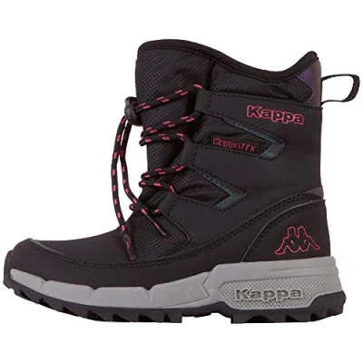 Abbildung von Kappa Youma TEX Unisex Snowboot/Winterstiefel für Kinder, Größe: 31, Black/pink Schuhe