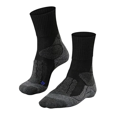 Abbildung von Falke TK1 Adventure COOL Trekking Functional Extrastrongcushioned Sportsocken, Herren, Größe: 46/48, Black/grey