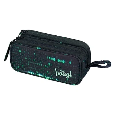 Abbildung von Baagl Federmäppchen für Mädchen, Jungen, Schule Mäppchen, Federmappe mit 3 Fächer, Federtasche Teenager, Kinder Etui (Numbers)