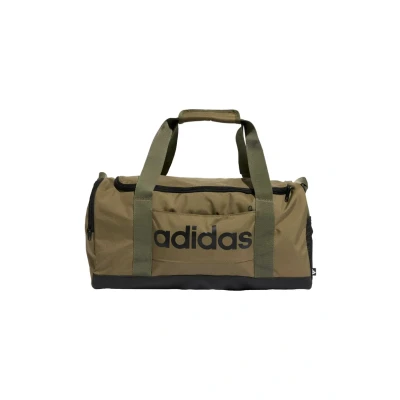 Abbildung von adidas Unisex Essentials Linear Duffel Bag, Collegiate Green/Black, S