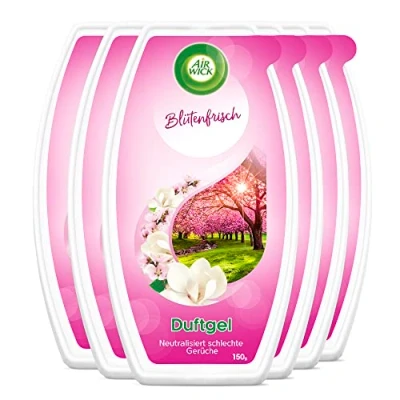 Abbildung von Air Wick Duftgel Klassisches mit reichhaltigem Duft nach zarten Blumen Duft: Blütenfrisch 6 x 150g