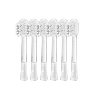 Abbildung von Laifen gepolsterte Zahnbürstenköpfe 6er Pack, Ersatzköpfe kompatibel mit Wave/Wave Special elektrischer Zahnbürste (Lsolierung, Zahnfleischschutz)