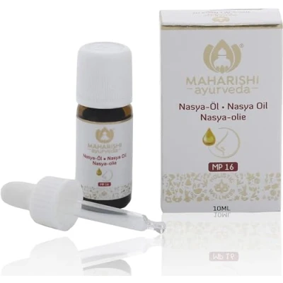 Abbildung von Maharishi Ayurveda Nasya Öl, 10 ml, Ayurvedisches Nasenöl, Hilft bei trockener Nase, Schutz für die Nasenschleimhaut, Frei von Farbstoffen, Aromen &amp; künstlichen Zusatzstoffen 1er Pack