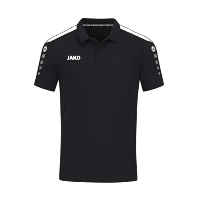 Abbildung von JAKO Power Poloshirt, Herren, Größe: XL, Schwarz