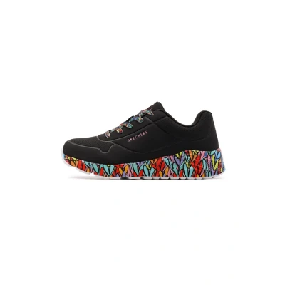 Abbildung von Skechers Sneaker low, Damen, Größe: 38, Black multi Schuhe