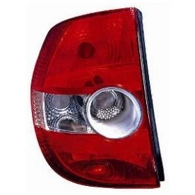 Abbildung von ABAKUS 441 1979L LD UE Rückleuchte links P21W, PY21W, P21/5W Rot ohne Lampenträger, Glühlampe VOLKSWAGEN: Fox Hatchback