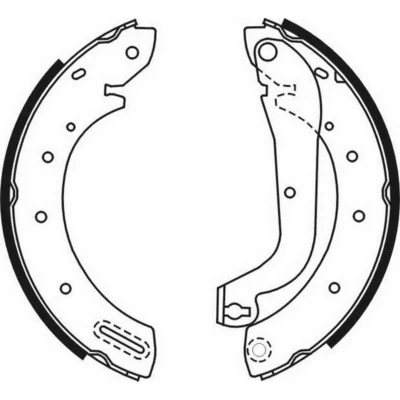 Abbildung von ABE C01046ABE Bremsbacken Hinterachse 254 57 FORD: Maverick Off Road