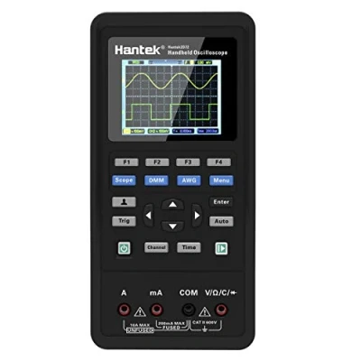 Abbildung von Hantek 2D72 3 in 1 Digital Oszilloskop Wellenformgenerator Multimeter USB tragbar 2 Kanäle 70 MHz 250 MSa/s Multifunktion Tester