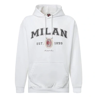 Abbildung von AC Milan Unisex Felpa College Collection Kapuzenpullover, Schwarz, M