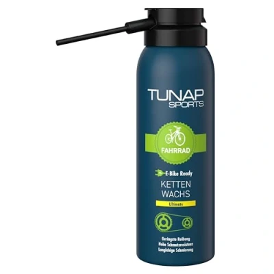 Abbildung von TUNAP SPORTS Kettenwachs Ultimate 125 ml Fahrrad Trockenschmierung Spray für die Kette auf Wachs Basis Geschmeidiges Schmierfett E Bike Ready Made in Germany