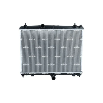 Abbildung von NRF 58468 Kühler, Motorkühlung Aluminium 562 380 28 Kühlrippen gelötet CITROËN: C5 III Estate, PEUGEOT: 407 Saloon