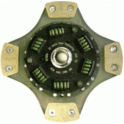 Abbildung von SACHS Performance 881861 999809 Kupplungsscheibe 240 23 AUDI: 100 C4 Saloon