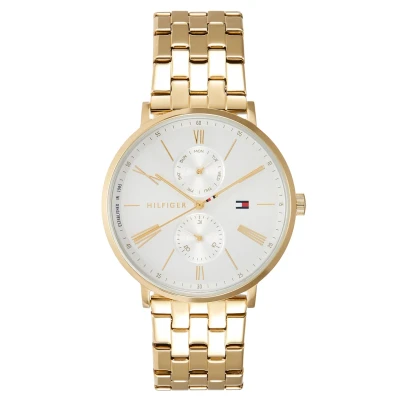 Abbildung von Tommy Hilfiger Dressed UP Uhr goldcoloured, Damen, Größe: One Size, Gold coloured