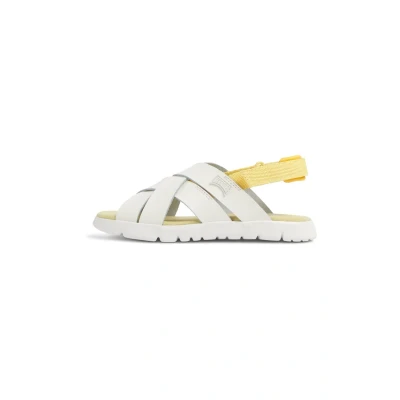 Abbildung von Camper Oruga Riemensandalette für Kinder, Größe: 31, Weiß Schuhe