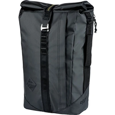 Abbildung von Nitro Scrambler, Businessrucksack mit Roll Top und gepolstertem 15“ Wide Laptopfach, Urban Mobility Rucksack, Kurierrucksack, Alltagsrucksack, 28 L +, Tough Black