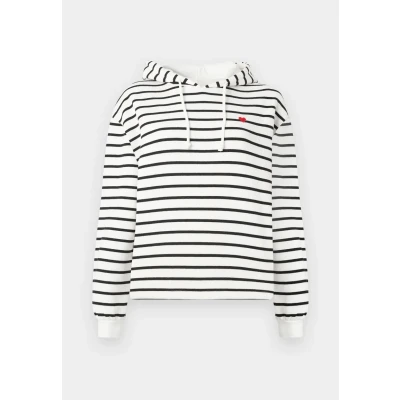 Abbildung von pieces Kapuzensweatshirt »PCCHILLI LS HOODIE STRIPES EMB NOOS BC«