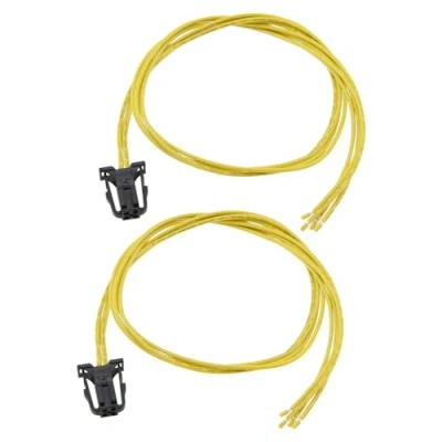 Abbildung von YINETTECH 2 Stück 4 poliger Kfz Reparaturstecker Kabelbaum Scheinwerfer Kabelbaumstecker 3B0972722 Kompatibel mit Volkswagen
