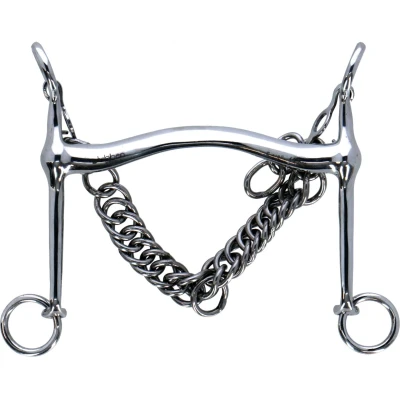 Abbildung von Stübben Dressurkandare Fine Line Edelstahl 13,0cm