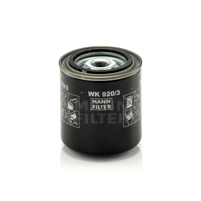 Abbildung von MANN FILTER WK 920/3 Kraftstofffilter Anschraubfilter MAZDA: B Series Pickup, 626 II Saloon, E Minibus