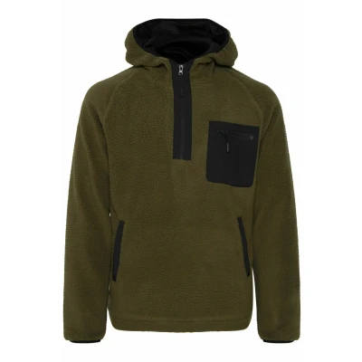 Abbildung von Indicode Jeans Trent Fleecejacke, Herren, Größe: Small, Army