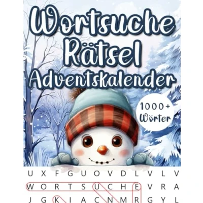 Abbildung von Wortsuchrätsel Adventskalender: Wortsuche zur Weihnachtszeit mit 72 Rätseln im Großdruck 1000+ versteckten Wörtern für Erwachsene, Senioren &amp; Kinder