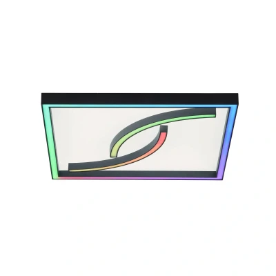 Abbildung von LED Deckenleuchte Serpent, dimmbar, RGBW, Quadrat