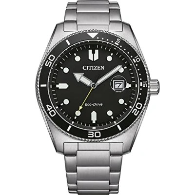 Abbildung von CITIZEN Herren Analog Quarz Uhr mit Edelstahl Armband AW1760 81E