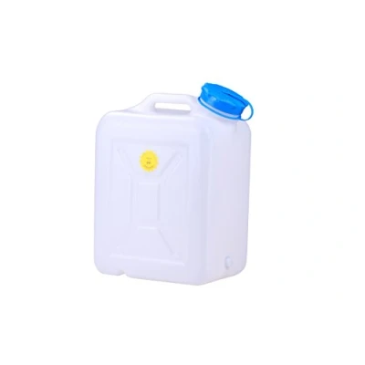 Abbildung von hünersdorff Weithalskanister / Abklärkanister Mehrzweckkanister mit großer Öffnung zur einfachen Innenreinigung, 31 Liter, UV Schutz, Made in Germany 818300 Naturfarben