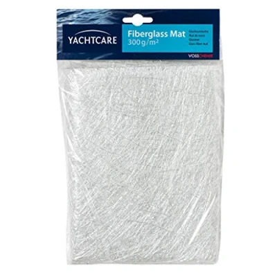 Abbildung von Yachtcare 137188 1, 0 QM G 300 Glasfasermatte, weiß, 300g / m²