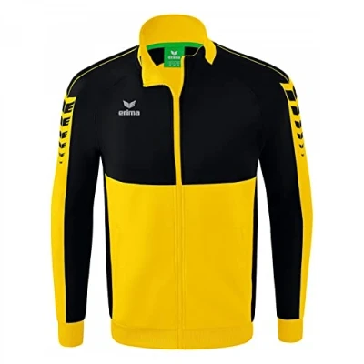 Abbildung von Erima SIX Wings Trainingsjacke, Herren, Größe: Large, Gelbschwarz