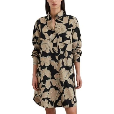 Abbildung von Marc O&#039;Polo Damen M03109221353 Dress, Mehrfarbig, 40 EU