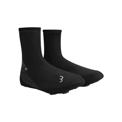 Abbildung von BBB Cycling Fahrrad Überschuhe Freeze fur Herren und Damen Kälteschutz Thermo Uberschuhe Rennrad MTB BWS 21 47/48, Schwarz
