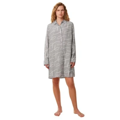 Abbildung von Triumph Boyfriend FIT Nachthemd, Damen, Größe: 38, Grey combination