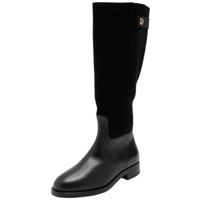 Abbildung von Tommy Hilfiger STUD LONG BOOT Stiefel, Damen, Größe: 41, Black Schuhe