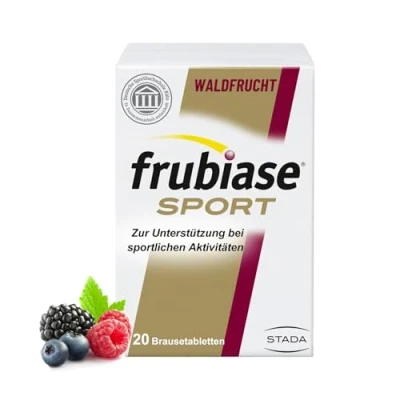 Abbildung von Frubiase Sport Waldfrucht Nahrungsergänzungsmittel mit hochdosierten Mineralstoffen, Vitaminen und Spurenelementen zur Nährstoffversorgung beim 1 x 20 Brausetabletten