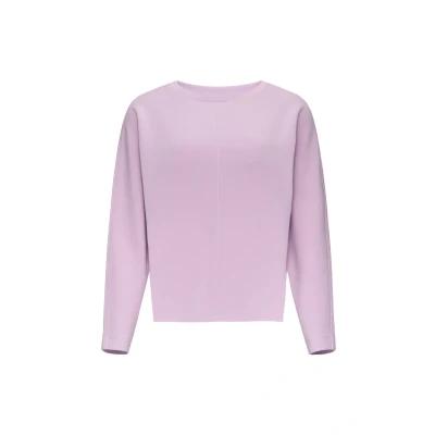 Abbildung von s.Oliver Sweatshirt aus Scuba mit Fledermausärmeln Lavendel 34