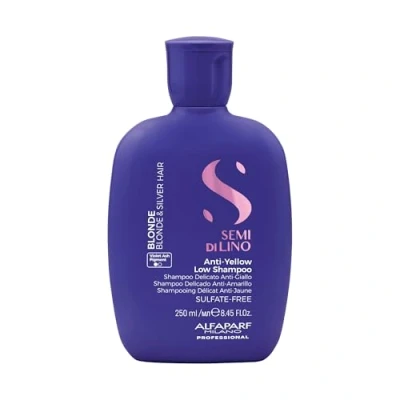 Abbildung von Alfaparf Milano Semi Di Lino Blonde Anti Yellow Low Silbershampoo 250 ml