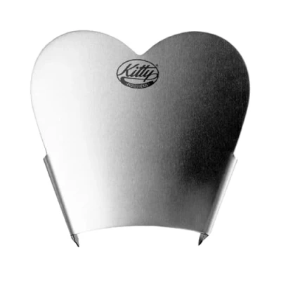 Abbildung von Kitty Professional Einfüllhilfe Edelstahl Herzschütte für Küchenmaschinen Küchenmaschine Zubehör: Zutaten Trichter Einfülltrichter, kompatibel mit Kitchen Aid Rührschüssel