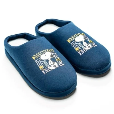 Abbildung von United Labels The Peanuts Snoopy Hausschuhe für Damen, Blau, 37/38, Pantoffeln Winter, Puschen, Slipper