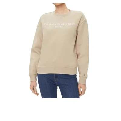 Abbildung von Tommy Hilfiger LOGO Sweatshirt, Damen, Größe: Large, Classic khaki