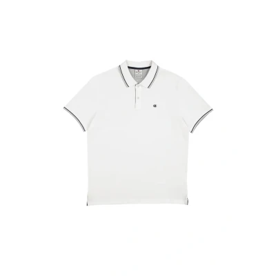 Abbildung von Champion Herren Legacy Polo with Chest Logo Polohemd, Weiß (Ww001), S